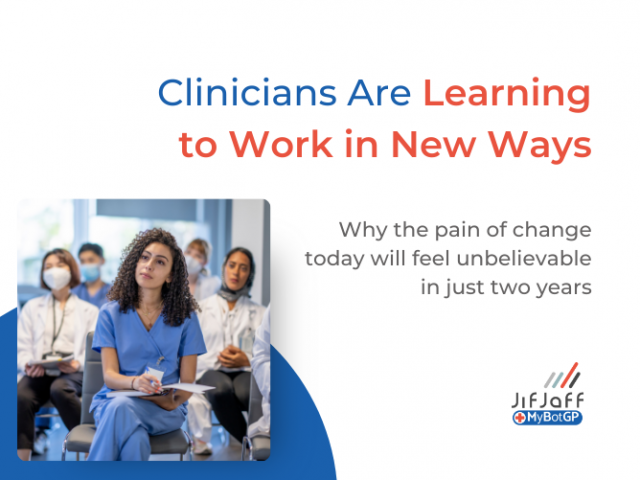 clinicians are learning new ways to work mini graphic